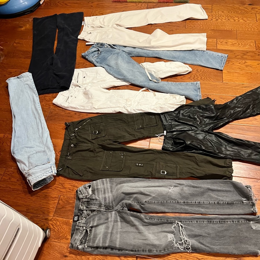 Pants bundle! Brandy, princess Polly, jaded london, BDG, I Am Gia and ZARA